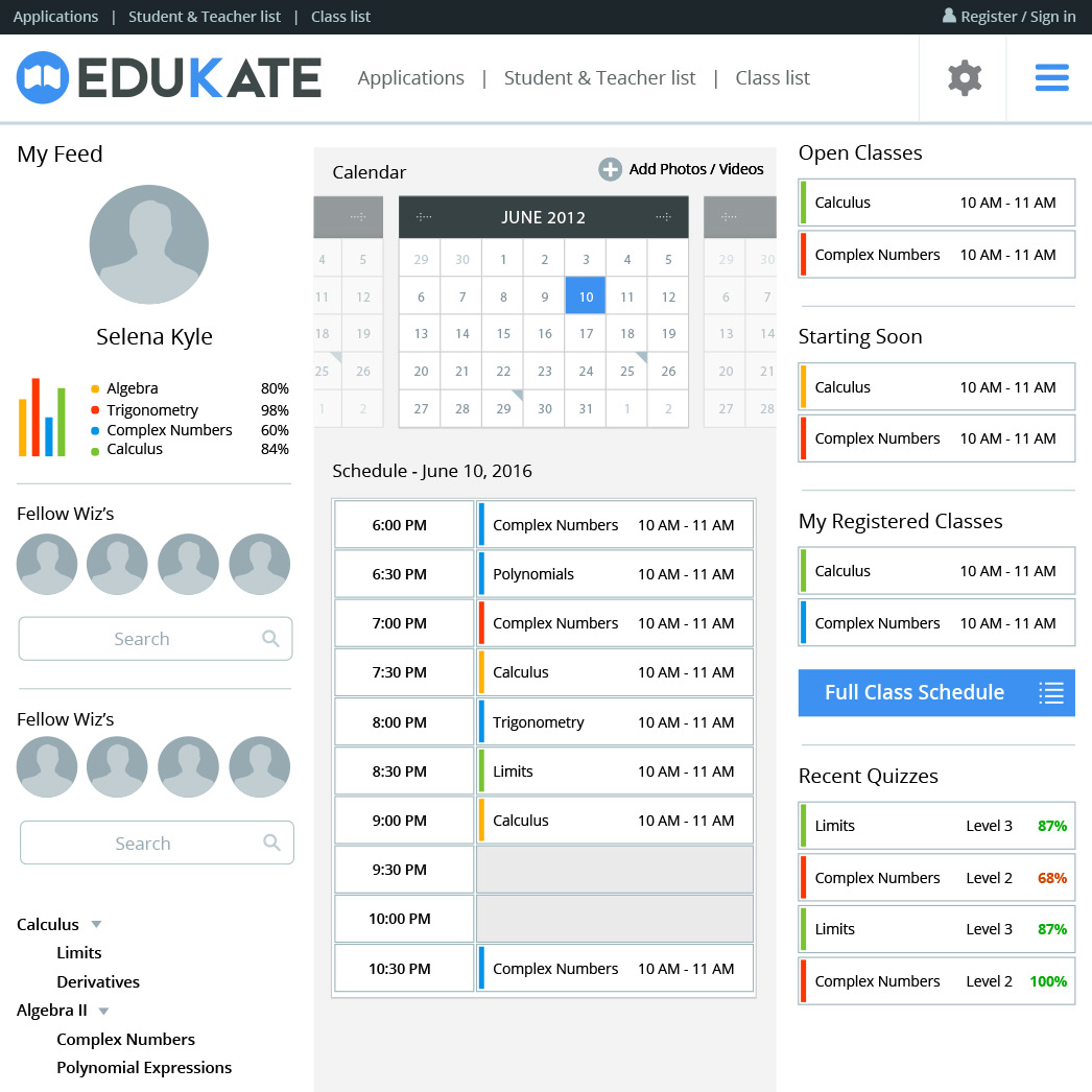 Edukate - Platform for Online Collaborative Tutoring